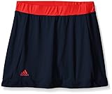 adidas Girls Court Skort, Collegiate Navy/Ray Red, Small