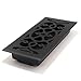 Accord AMFRBLV410 Floor Register with Victorian Design, 4-Inch x 10-Inch(Duct Opening Measurements), Matte Black