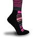 Merino Wool Graduated Compression Socks for Flight Travel Sports Nurse Pregnancy Arthritis Varicose Veins, Edema Shin Splints, Running Nursing, Relieve Leg Pain, Boosting Circulation Reducing Swelling