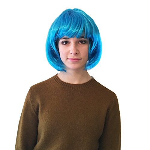 Costume Wig - Synthetic Wig - Colorful Bob Wig - Mod Wig by FunnyPartyHats - Image 3