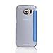 PASONOMI Galaxy S6 Case, [Smart Window View] Samsung Galaxy S6 Folio Wallet Case - Slim Flip Leather Case for Samsung Galaxy S6 Smartphone (Blue)