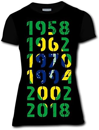 xxuxuxu11 Brazil Team Russia 2018 for Women's 3D T Shirt 2018 Fashion Short Sleeves
