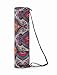 IUGA Yoga Mat Bag Easy Access Zipper with 2 Functional Storage Pockets, Fine Canvas with Eco Printing, Adjustable Shoulder Strap (Totem)thumb 2