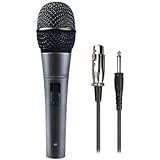 Microphone Professional Dynamic Cardioid Vocal Wired Mic with XLR Cable (19.68ft XLR-to-1/4" cable), MAONO-K04 Metal Handheld Mic Plug And Play for Stage, Performance, Karaoke, Speaking,Home KTV