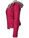 Luna Flower Women's Quilted Two Tone Mix Comfortable Padding Jackets