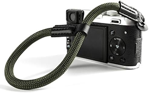 MonthSir Camera Wrist Strap, Hand Strap Compatible for Sony A6400 A6000 A6300 A6500 RXIR II RX10 IV X100F X-T30 X-T3 X-T20 X-T2 X100S E-M10 Mark II III Nikon Canon Camera Climbing Rope (ArmyGreen)