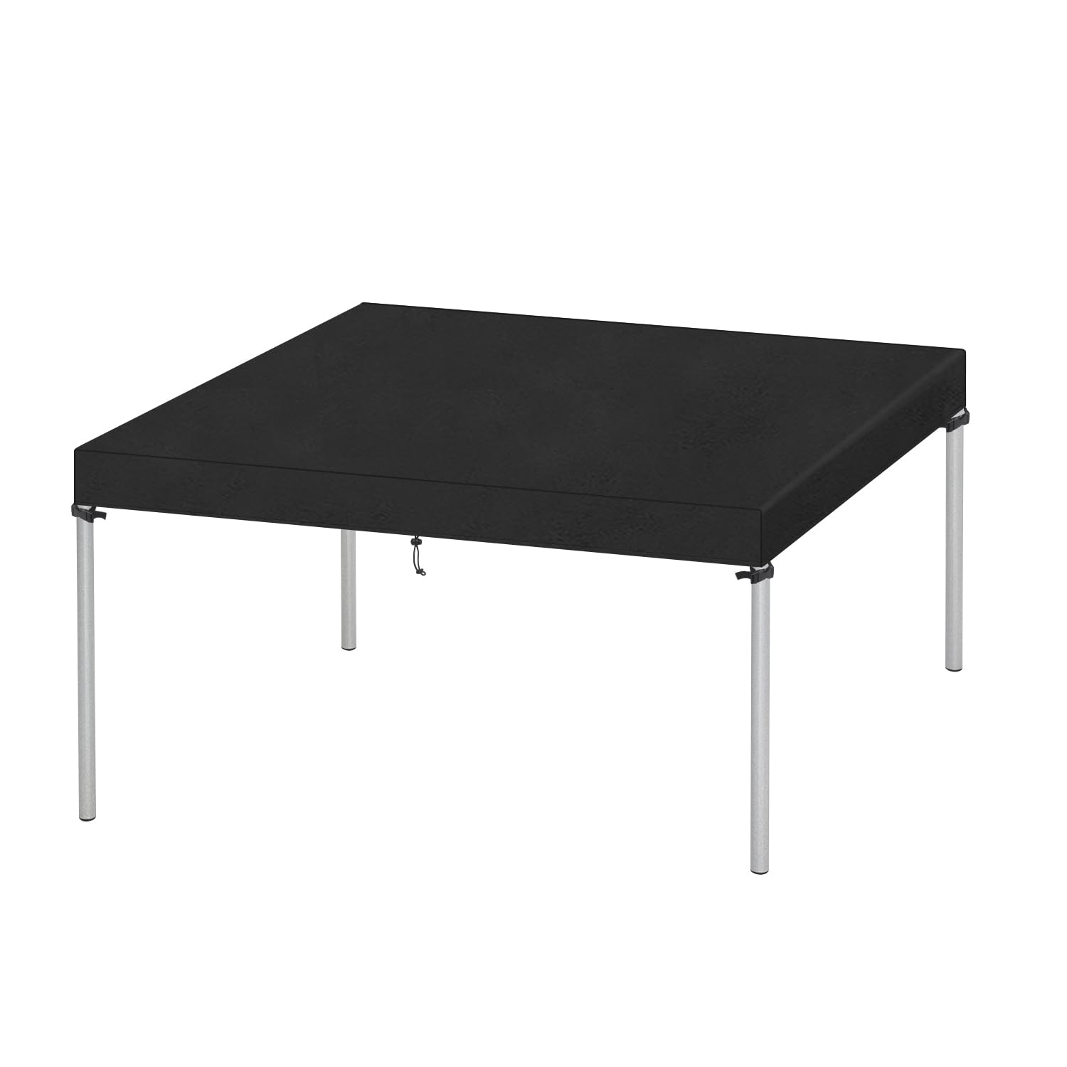 VANSHEIM Outdoor Table Top Covers Waterproof Table Cover Outdoor Furniture Cover Windproof Garden Table Cover 420D Oxford Fabric 120x90x15cm