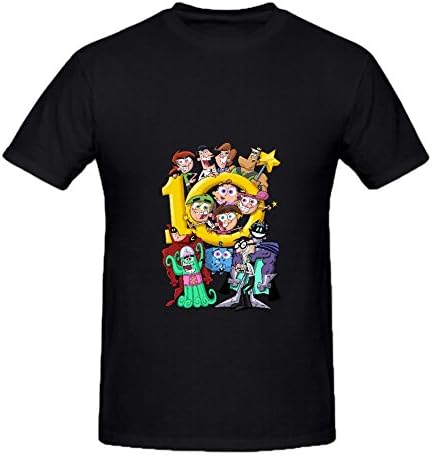 KARLEE Custom Crew Neck Fairly Oddparents Family Male T-shirts