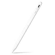 Metapen A8 Penna per Apple iPad 2018-2026 con Attrazione Magnetica,Sensibile all’Inclinazione,Rifiuto del Palmo,Stylus Pencil per ipad 7-11 A16,Pro M4, 11, 12.9, 13,Air 3-5, M2, M3, M4,Mini 5, 6-Bianco