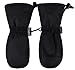 Andorra Kids Premium Weather-Proof Insulation Snow Mittens,Solids,S,Black