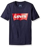Levi's Little Boys Graphic Tee, Obsidian, 5