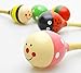 New Wooden Maraca Wood Rattles Egg Shaker Kids Musical Party Favor Kid Baby Shaker Sand Hammer Toy