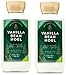 Bath and Body Works 2 Pack Vanilla Bean Noel Super Smooth Body Lotion 8 Oz