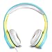 Nenos Kids Headphones for Children Toddler Limited Volume (Teal)
