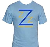Team Zissou T-Shirt-Funny Humorous Novelty Shirt-Medium-Light Blue