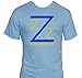 Team Zissou T-Shirt-Funny Humorous Novelty Shirt-Medium-Light Blue