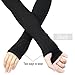 TOPtoper Arm Sleeves - Unisex Sports Cooling Arm Gloves UV Sun Protective Outdoor Activities Skin Protection Long Sleeve (Pack of 2)