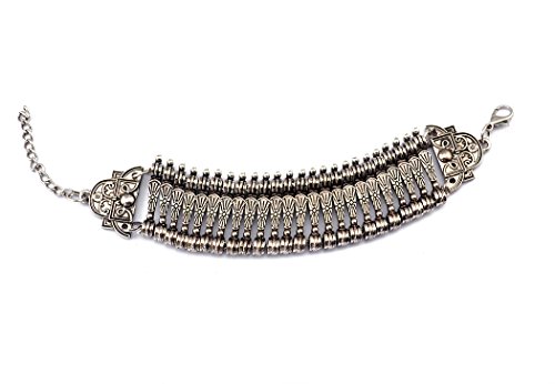 Zealmer Boho Bracelet Set Bohemian Coin Bracelet Tribal Statement Design Hand Bracelet 2 Types - Thumbnail 2