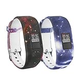 Garmin Vivofit 3 and Vivofit JR Fitness Bands With Secure Watch Clasp , BeneStellar Silicone Replacement Bands for Garmin Vivofit 3 and Vivofit JR[fits 6~8.5 inch wrists]