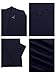 SIORO Cotton Robes Lightweight Kimono Robe Gowns Soft Knit Bathrobe Nightwear V-Neck Loungewear Sexy Sleepwear Short For Women Navy M