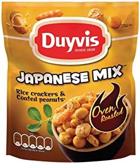 Roasted Crisps | Duyvis | Oven Roasted Japanese Nuts Mix | Total Weight 4.59 ounce