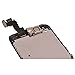 Screen Rejuvenator Only for iPhone 5S Black LCD Screen and Touch Digitizer Full Assembly Replacement, Pre-Installed with Front Camera, Ear Speaker, Home Button. Repair Tools Included