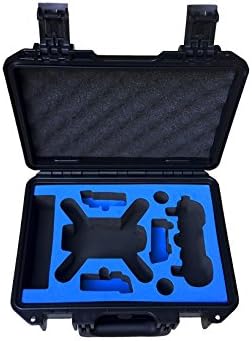 Professional Carrying Case for DJI Spark, Waterproof Hard Shell Drone Case for Spark and Accessories-Props, Charger, 3 Batteries, Remote Controller, Cables for Traveling or Home Storage
