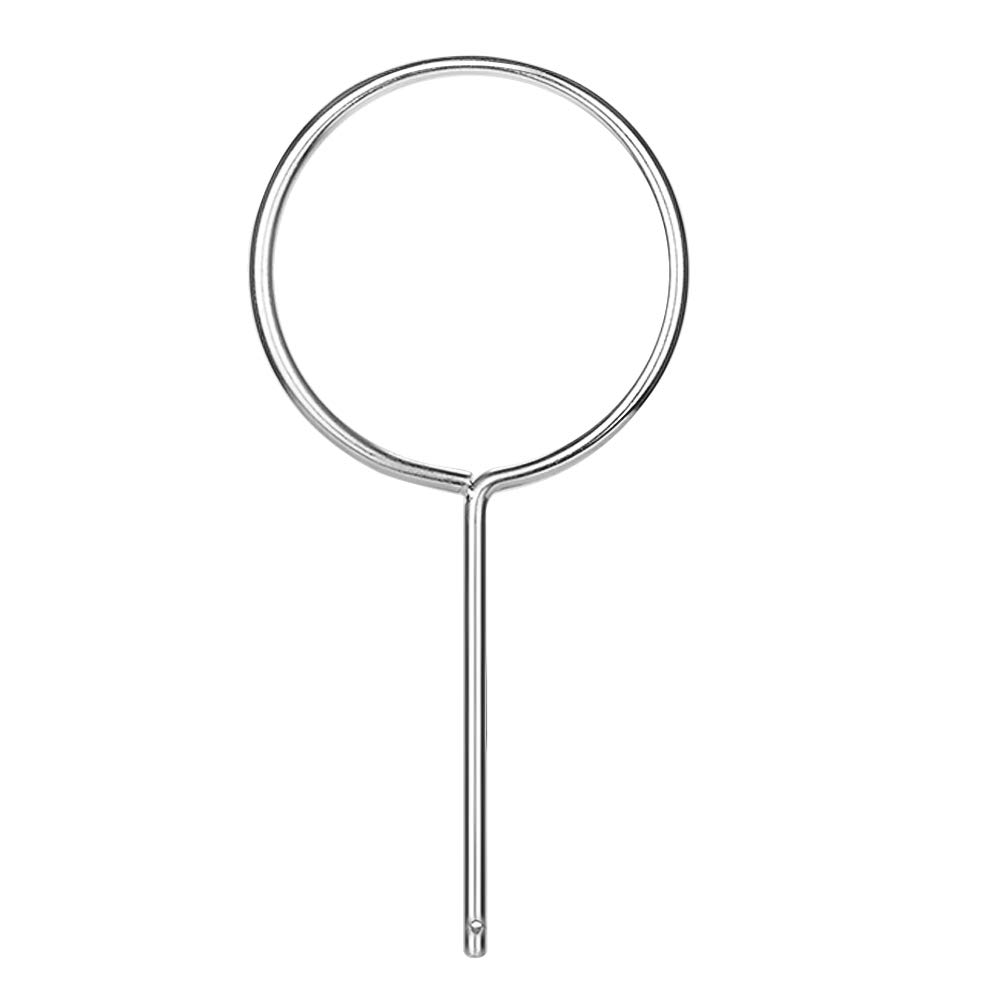 StonyLab Support Retort Ring, Chrome-Plated Lab Support Ring Closed Extension Ring in O.D. 140 mm I.D. 125 mm for Laboratory Experiment, Sturdy Corrosion Resistant