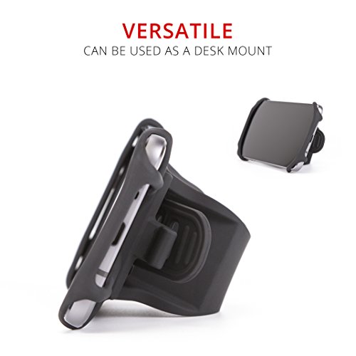Cycle Torch Bike Phone Mount, Universal Cradle for Any Cell Phone with 4.5-5.5 Inch Screens and All Bicycle & Motorcycle Handlebars, Attach and Detach in Seconds - Thumbnail 3