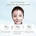 UNIFON Essence Full Skin Care Facial Mask Moisturizing Hydrating Whitening Brightening Japan Binchō-tan Cloth, Pack of 8