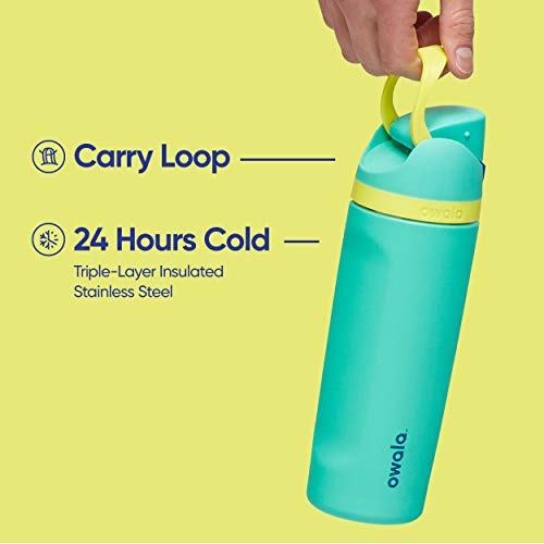 Owala FreeSip Insulated Stainless Steel Water Bottle with Straw for