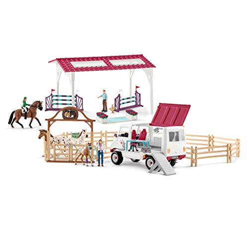 schleich 72140 Fitness-Check vor dem großen Turnier, ab 5 Jahren, HORSE CLUB - Spielset, 39 Teile – Bild 5