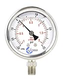 CARBO Instruments Stainless Steel Pressure Gauge