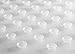 Key Home Goods Silicone Bath Mat – 15.25 x 26.75 - Clear - with Powerful Suction Cups