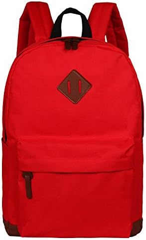 School Bag For Girls boys Teens Pig Nose Design Lightweight Daypack-TK26-RED