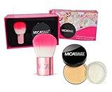 Mica Beauty Kit, Powder Foundation Mf- 7 Lady Godiva + Kabuki Brush