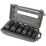 Klein Tools 66060 2-in-1 Impact Socket Set, 6-Piece