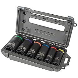 Klein Tools 66060 2-in-1 Impact Socket Set, 6-Piece