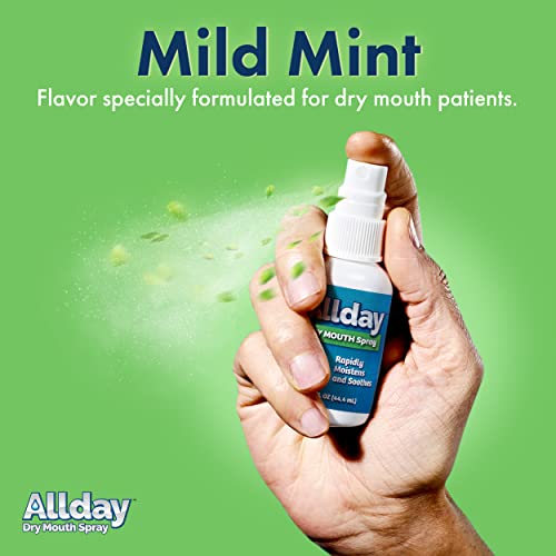 Allday Dry Mouth Spray Maximum Strength Xylitol, Fast Acting, Non