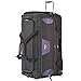 Travelpro Tpro Bold 2.0 30 Inch Drop Bottom Rolling Duffel (One size, Black/Purple)