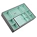 Stackers | Jewelry Box | dove gray & mint green travel box stacker accessory