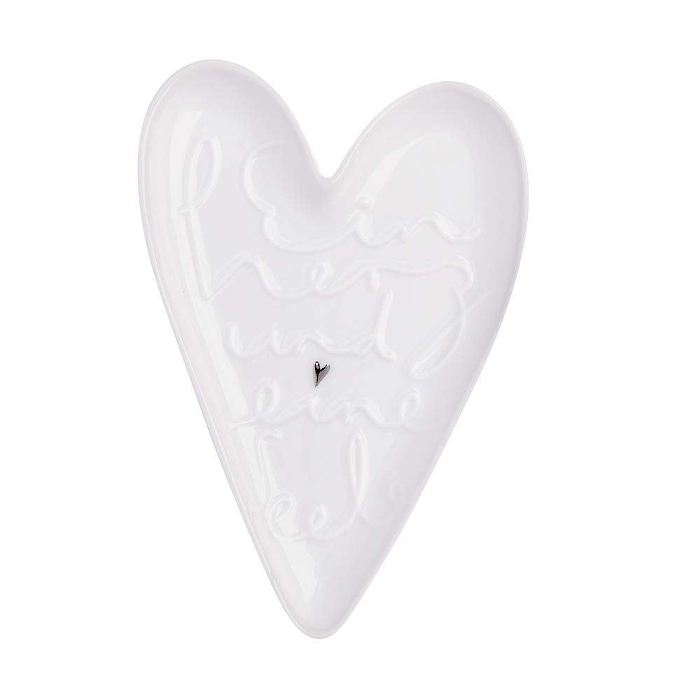 Räder Living Favourite Bowl, Heart-Shaped Dessert Bowl, White, 10 x 6.5 x 1 cm, Porcelain, 200 ml, Microwave Safe