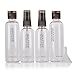 Smartrip Travel Bottles Set containers with zippered travel case leak proof spray bottles and jars cute pump and squirt bottles for women 2 color