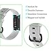 KingAcc [10 Pack] Waterproof Adjustable Bands Compatible with Fitbit Charge 4 / Fitbit Charge 3 / Charge 3 Se, Sport Waterproof Silicone Strap Wristband for Women Men Small Large 10 Color