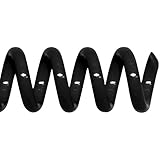 TruBind 13mm (1/2 in.) Spiral Binding Coils for Reports, Presentations and Proposals | 4:1 Pitch | 12 in. Length | Black | 105 Sheets Binding Capacity | 100 Pack