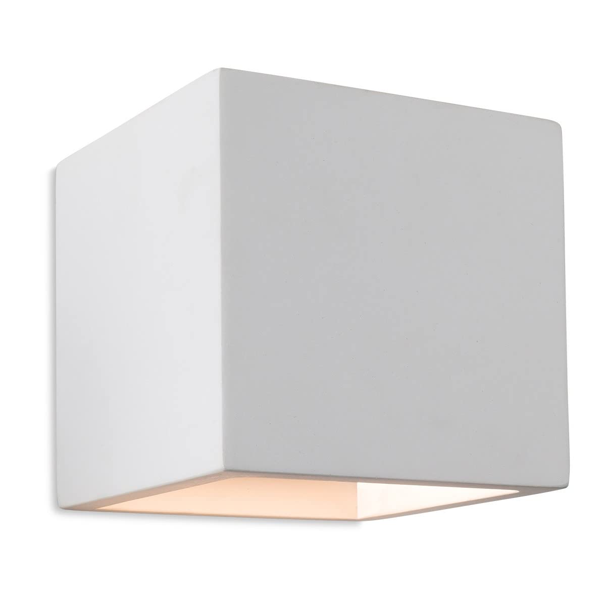Firstlight Troy Plaster Wall Light, White