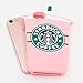 iPhone 7 Case, MC Fashion 3D Starbucks Coffee Cup Super Cute Silicone Case Cover for Apple iPhone 7 (2016) Release (Coffee Cup-Pink)