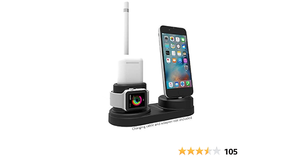 4 in 1 Charging Station for iPhone|Charger Stand for Apple Watch|Dock for  Airpods|Holder for Apple Pencil,Support Apple Watch NightStand Mode and  iPhone with Various Case,Not Charger: Cases \u0026 Covers: Amazon.com.au