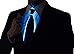 NEON NIGHTLIFE Light Up Neck Tie for Men, Blue