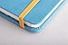 Rhodia 118647C - Turquoise Rigid Notebook - A6 - Lined - 192 pages - Clairefontaine Ivory Paper 90 g/m - Bookmark, Elastic Closure - Faux Leather Cover - Rhodiarama Collection